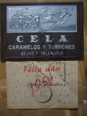 Calendario Caramelos Cela 1954